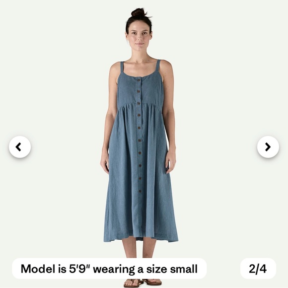 Patagonia island hemp dress sz M - Picture 5 of 5